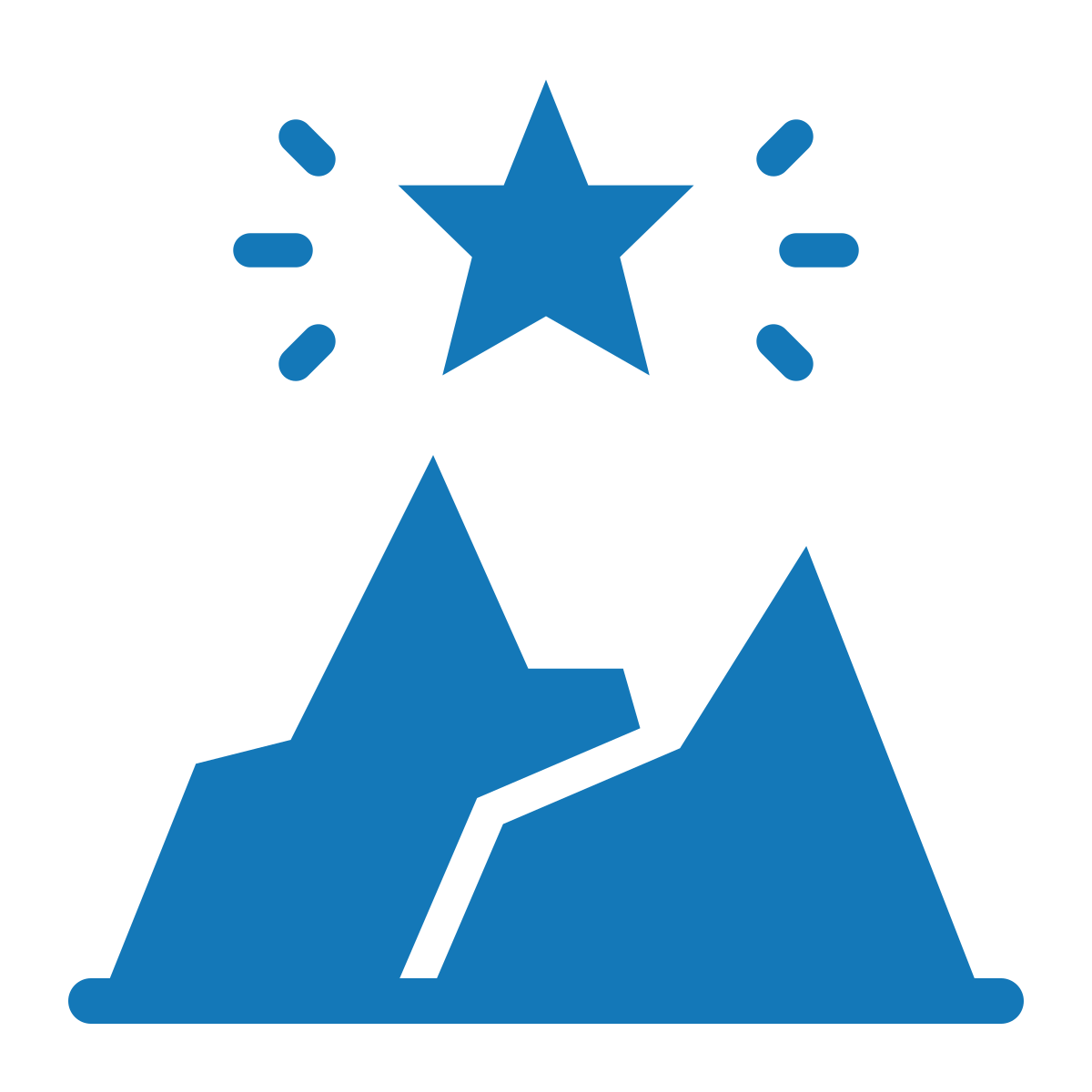 Mountain and Star