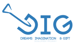 Dreams, Imagination, and Gift Development Program (DIG DP) logo